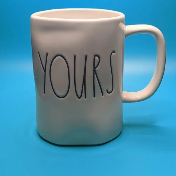 Rae Dunn artisan collection Mine and Yours mug set - brand new - Picture 4 of 5